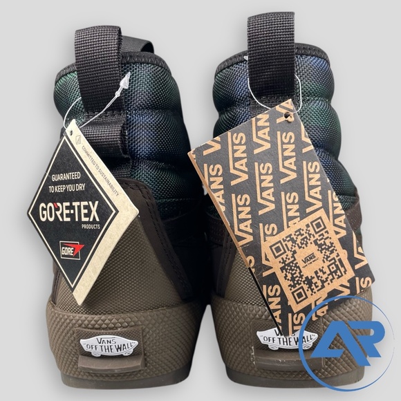 VANS Sk8-Hi Gore-Tex MTE-3 Men's Sizes Tech Plaid Brown Green Blue VN0A5I11BGS - Picture 6 of 8